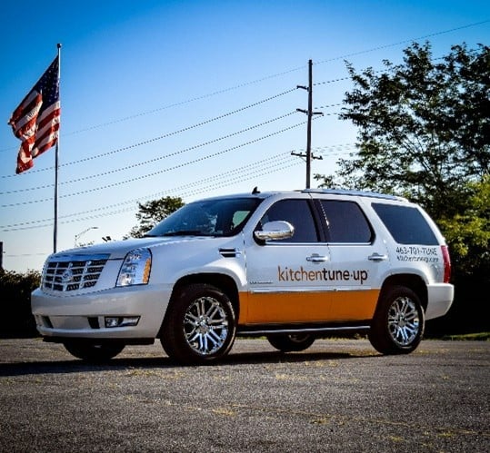 A vehicle with company signage Kitchen tune-up