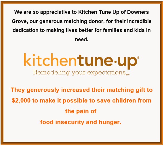Kitchen Tune-Up Downers Grove Strikes Out Hunger