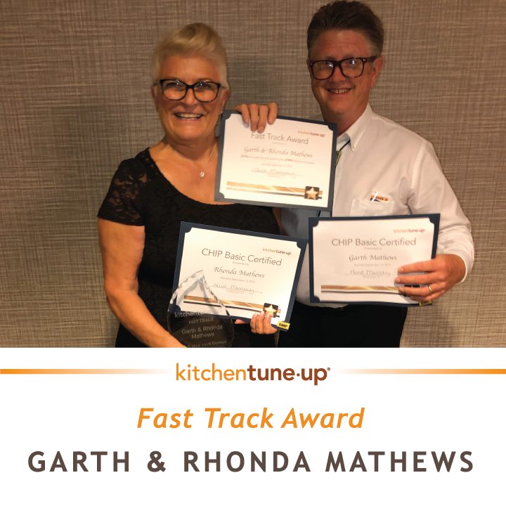 Garth and Rhonda Mathews has been awarded with fast track award