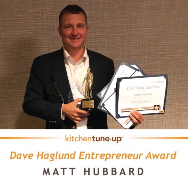 Dave haglund award winner matt hubbard
