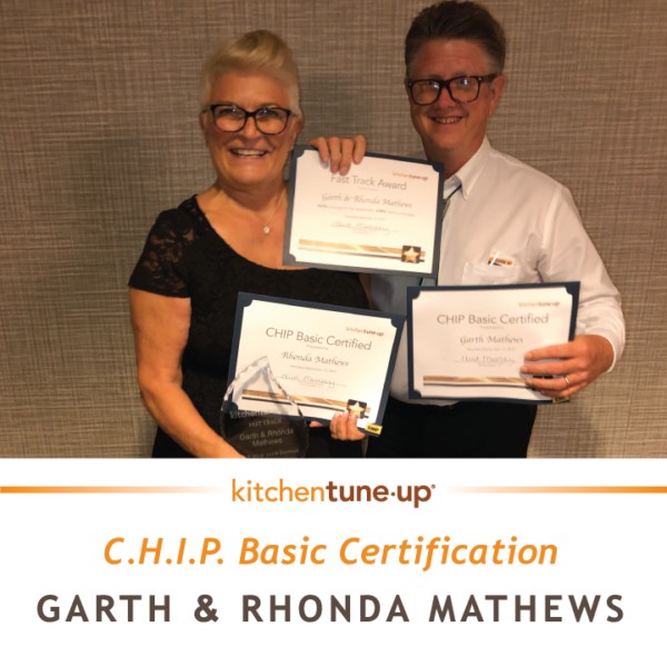 Garth and  Rhonda Mathews has been awarded with C.H.I.P certification