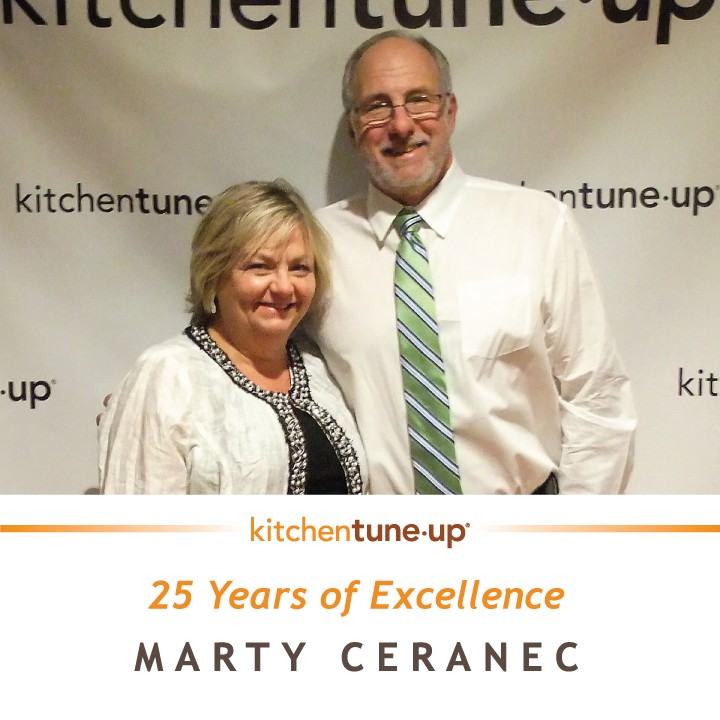 Congratulating Marty Ceranac for 25 years of excellence