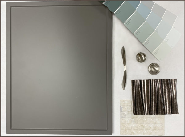 Kitchen inspiration modern design with grey cabinet