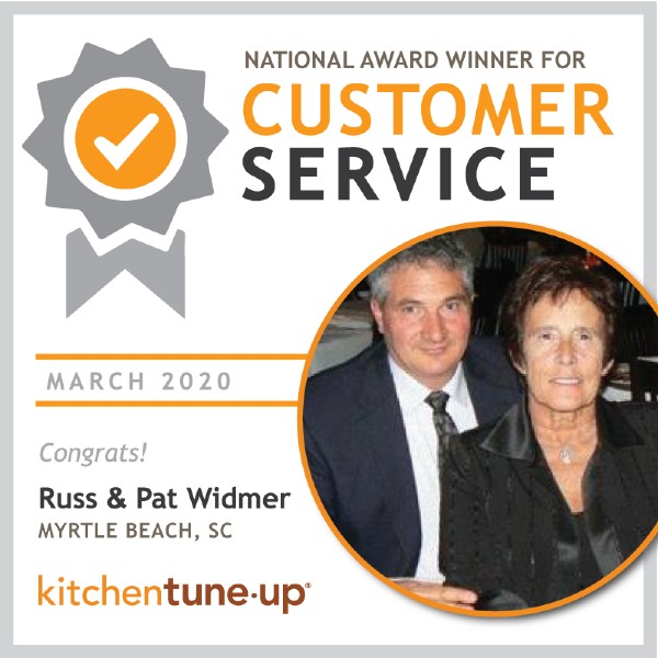 Kitchen tune-up Myrtle Beach sc wins national customer service award