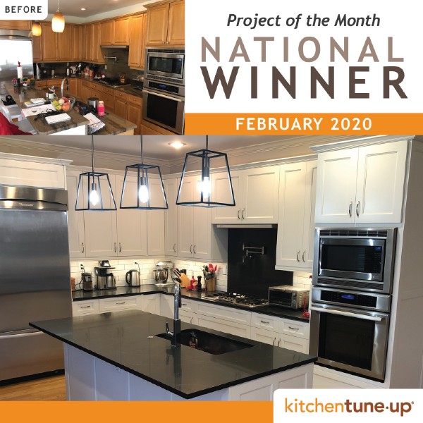 Project of the month national winner decemeber 2019 for Cabinet refacing