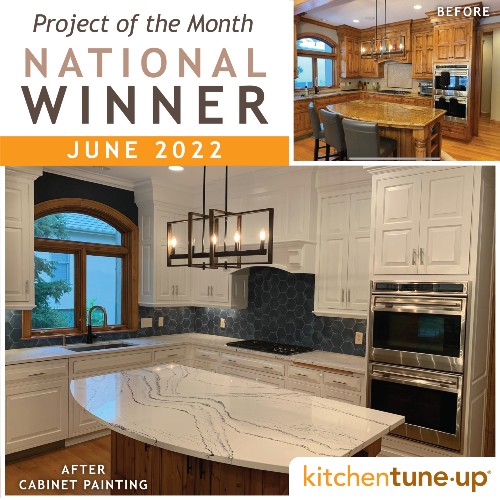 National winner june 2022 after cabinets painting 